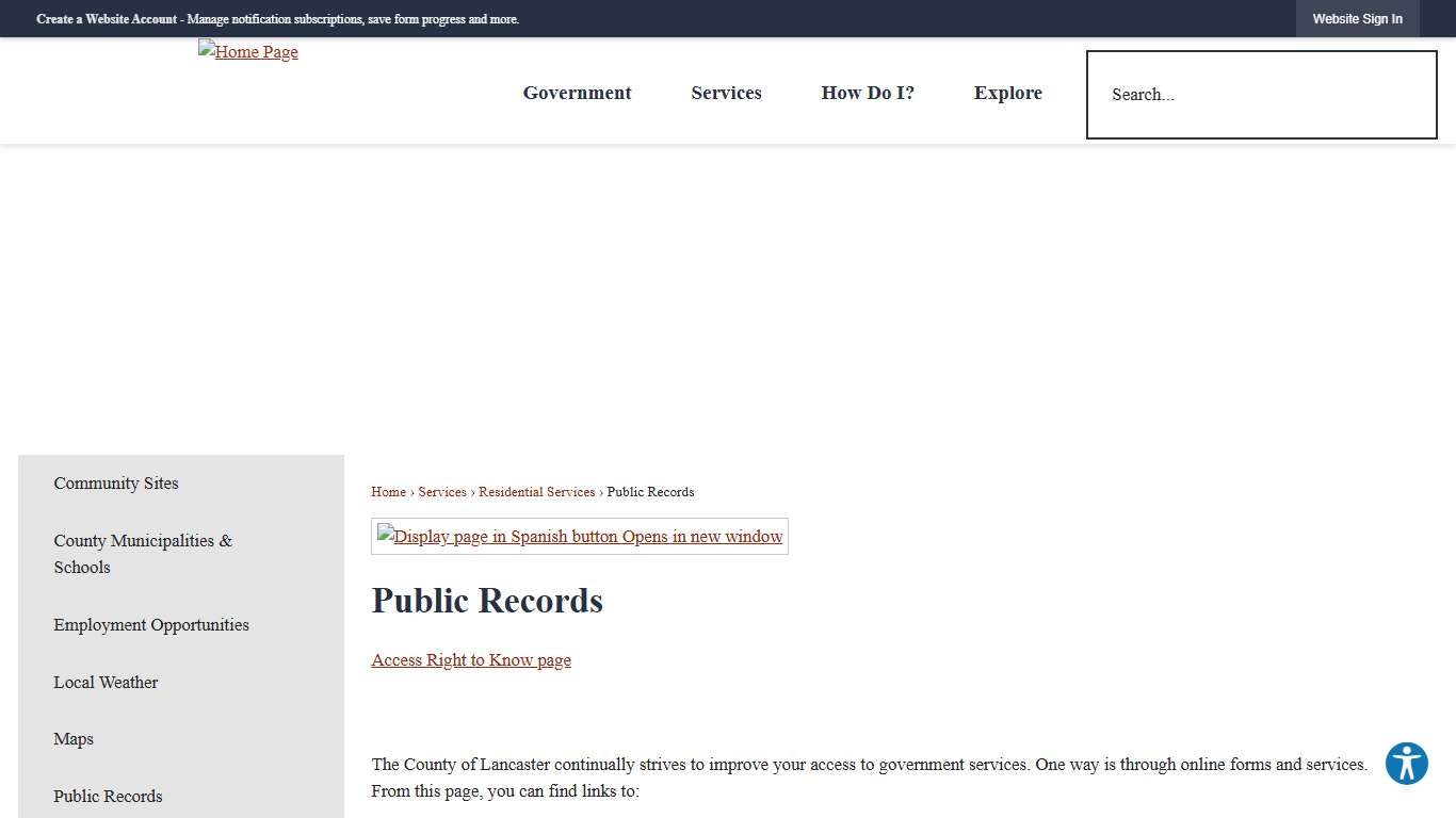 Public Records | Lancaster County, PA - Official Website